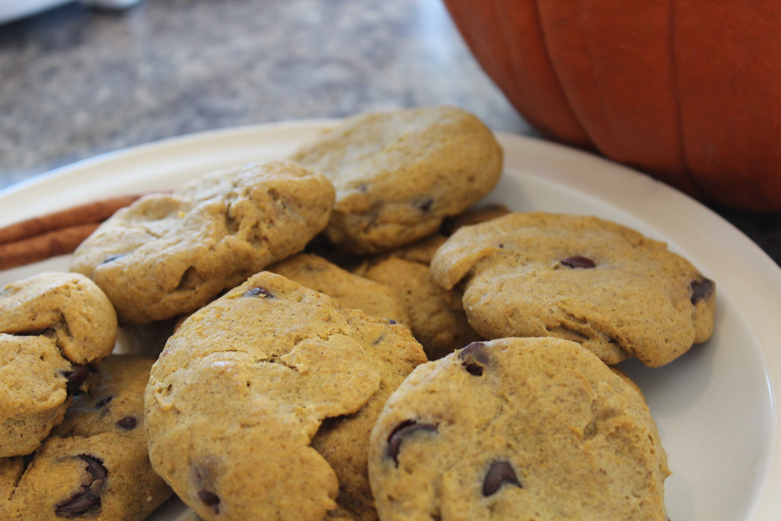 Gluten free Pumpkin Chocolate Chip cookies
